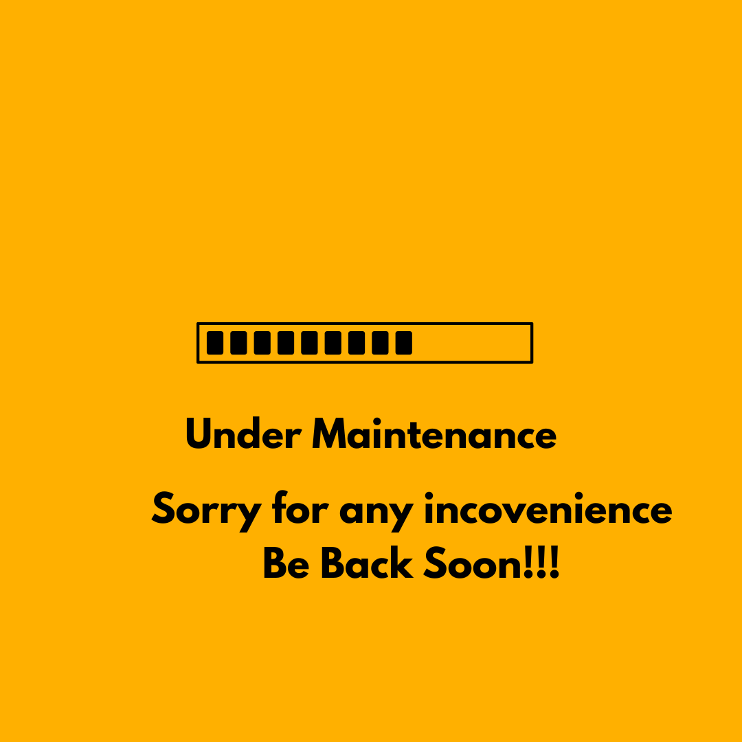 SITE MAINTENANCE - BE BACK SOON