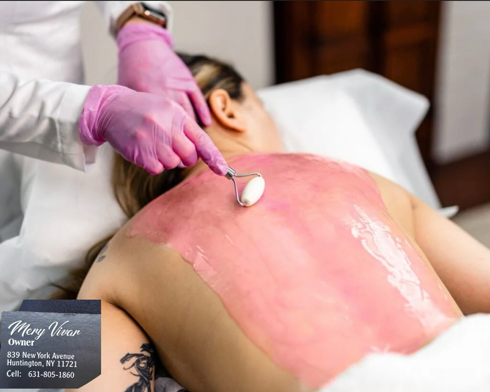 Back Facial at Merry Spa in Huntington, NY