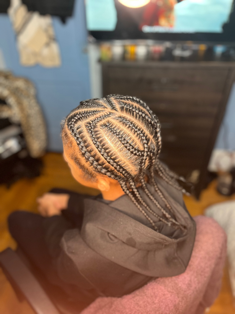 Mens freestyle braids