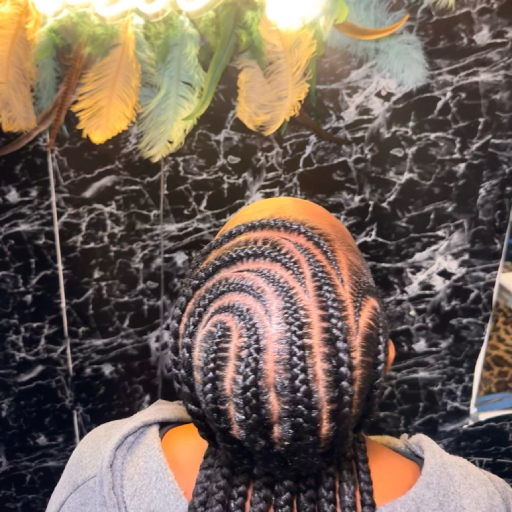 6-9 Stitch Braids (Any length) at THEZOEWAYY in Park Forest, IL