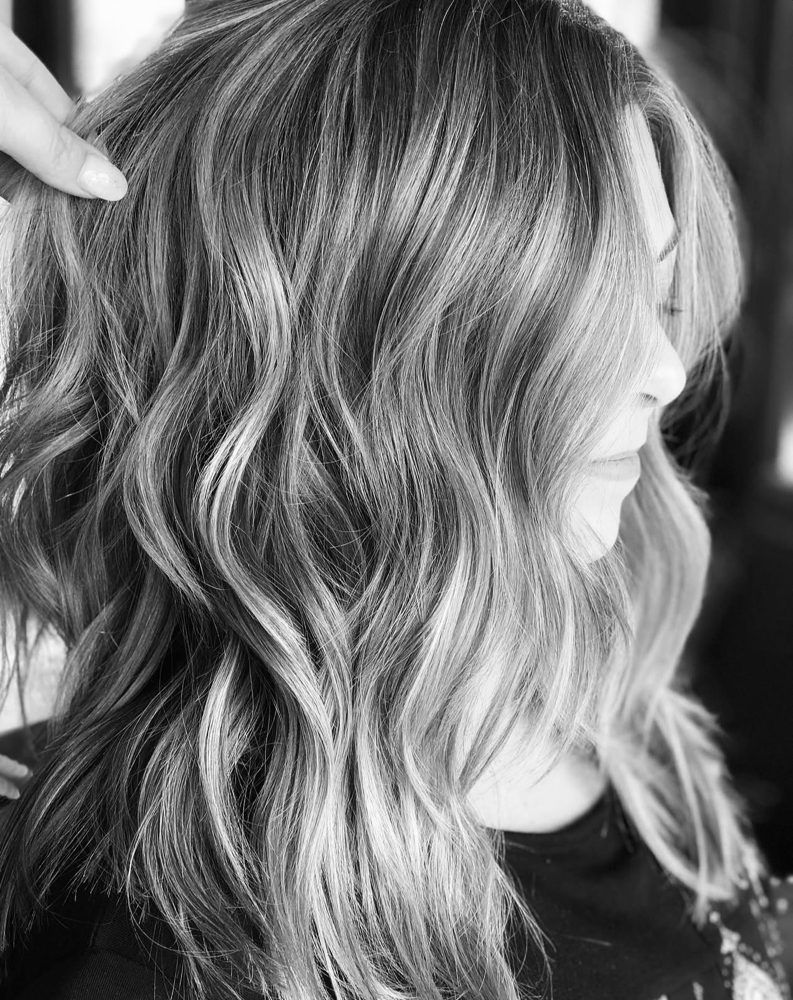Hair Glaze And Blow Dry