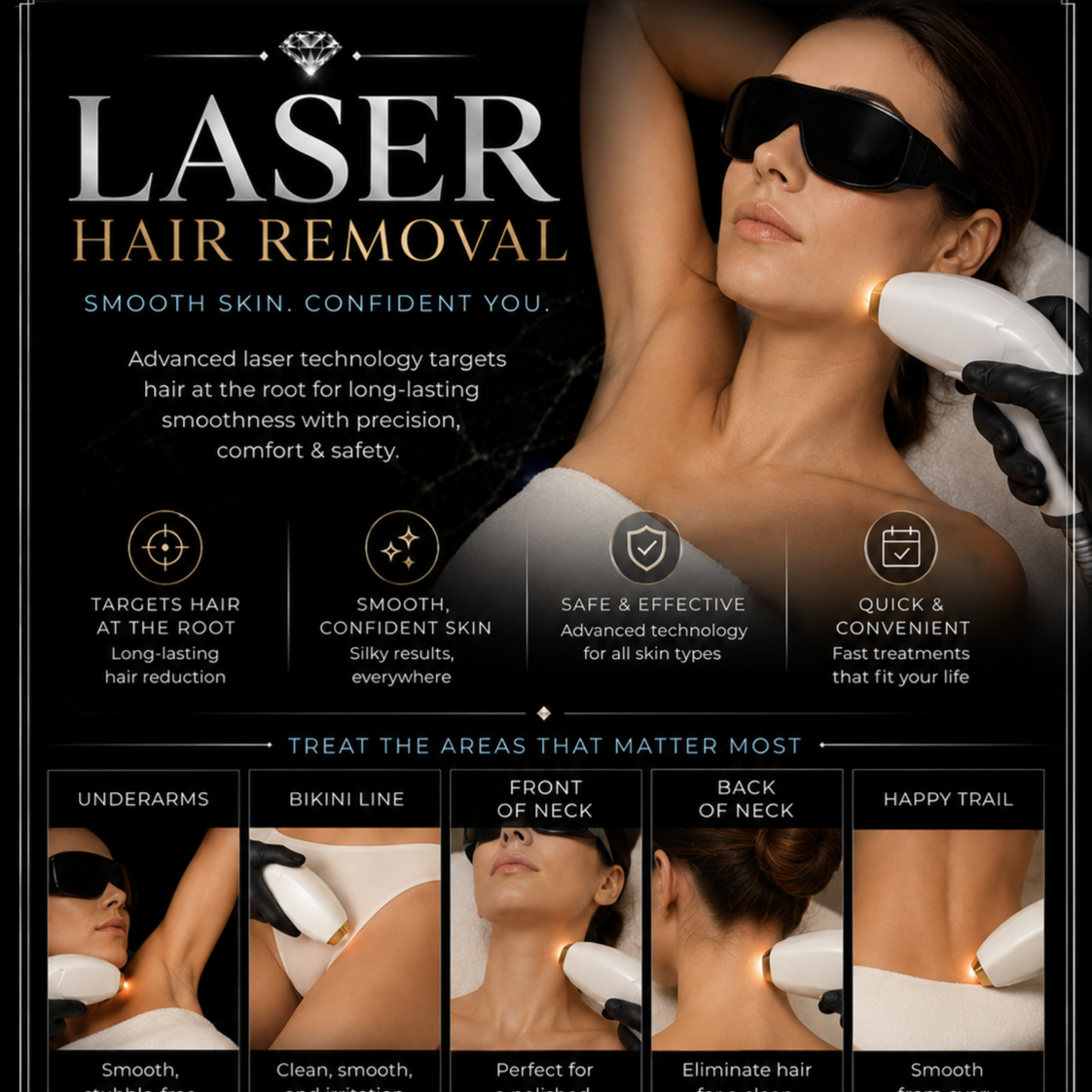 Laser Hair Removal- Medium Area at ELITE AESTHETICS in Las Vegas, NV
