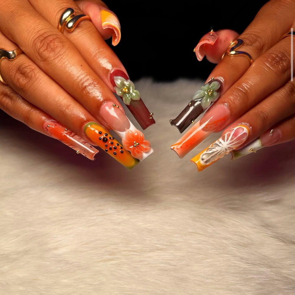 Long Gel X Set at Mikinails in Commerce City, CO