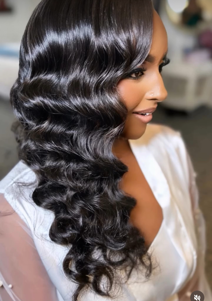 Bridal Waves at Chase&Charlee Hair Studio in Covina, CA