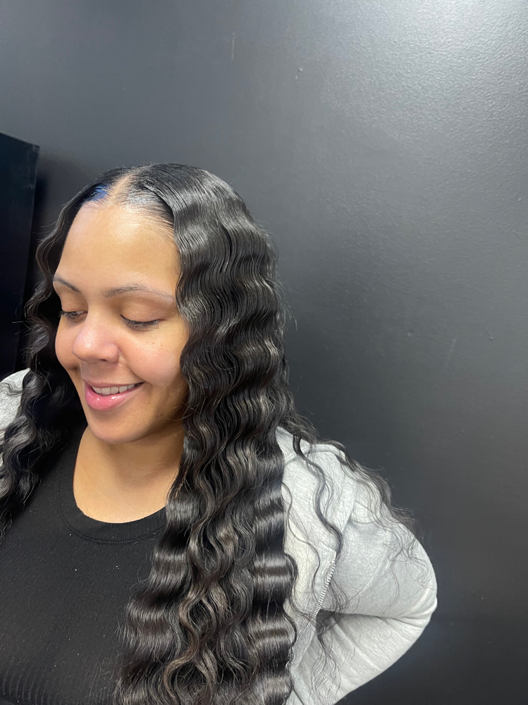 Crimps Add On W/ style at Hair Styles By Madi in Oakpark, MI