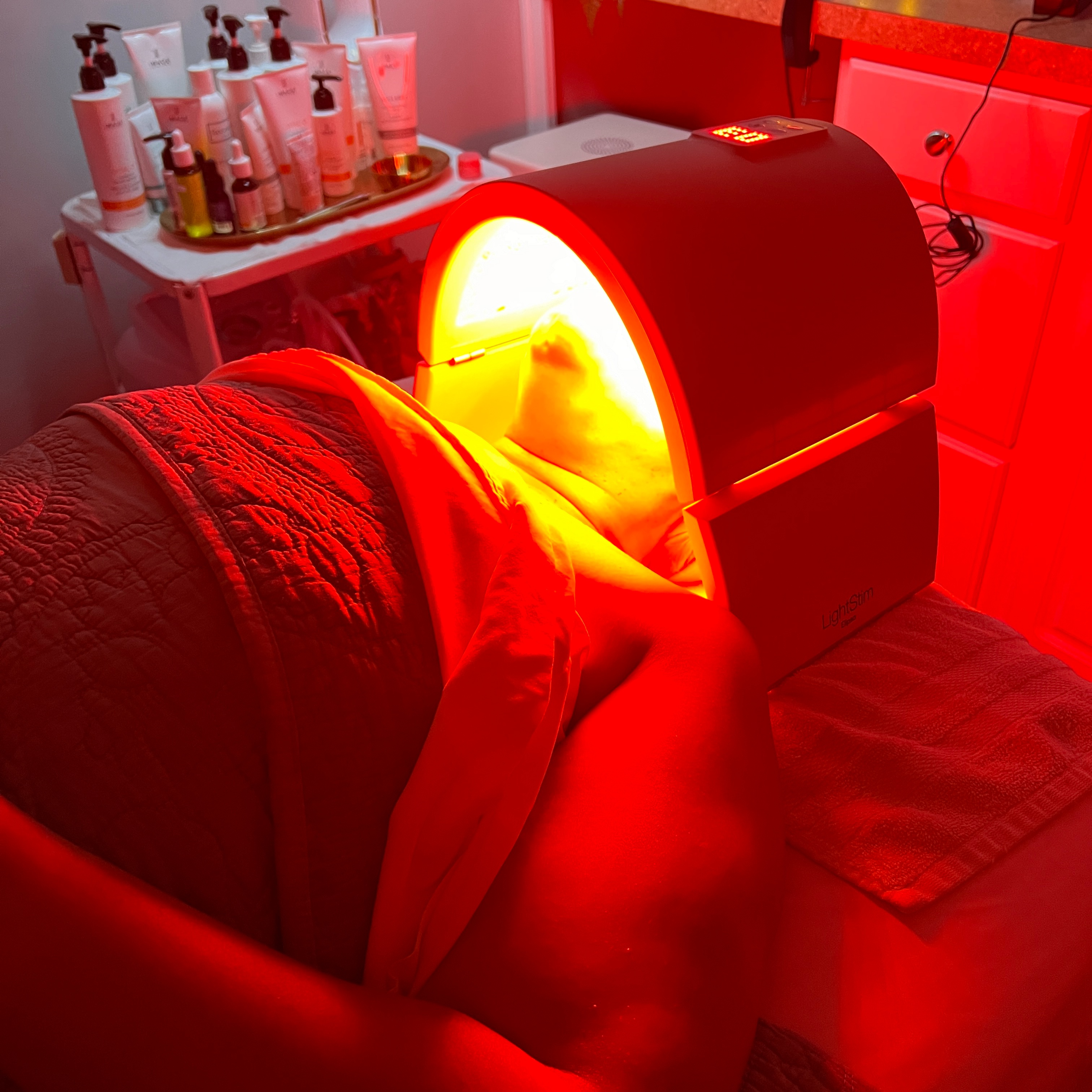 Add Red/Blue LightStim Therapy at Serenity Aesthetics by Denise in St. John’s, FL