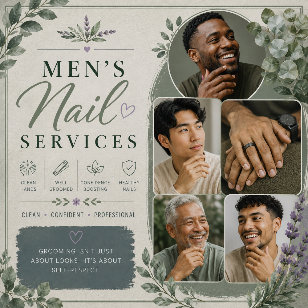 Men’s Services at Otani Nails & Handmade Jewelry in Columbia, SC