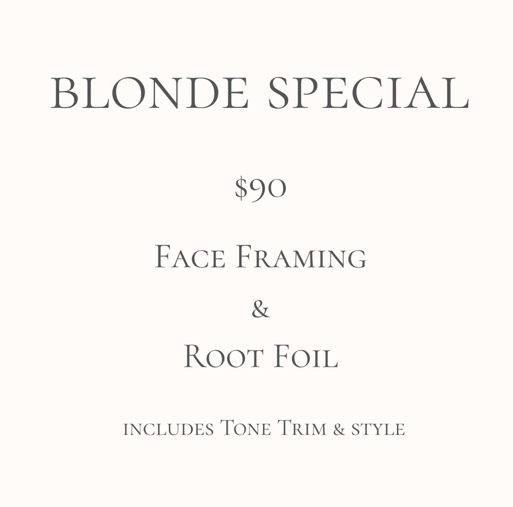 BLONDE SPECIAL
