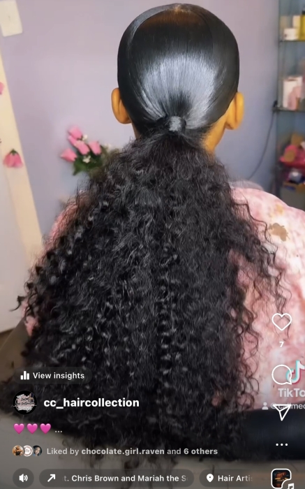 Kids Sleek Ponytail (Youth) at C&C Hair Collection in Palos Hills, IL