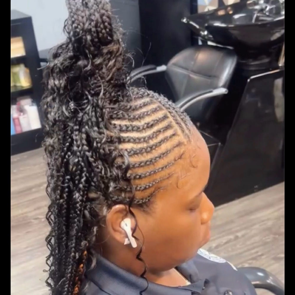 Small Fulani at 3D BRAIDS in Arlington, TX
