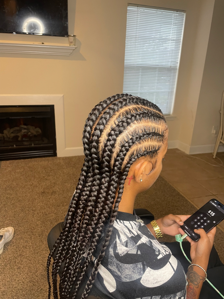 4-6 Stitch Feedin Braids