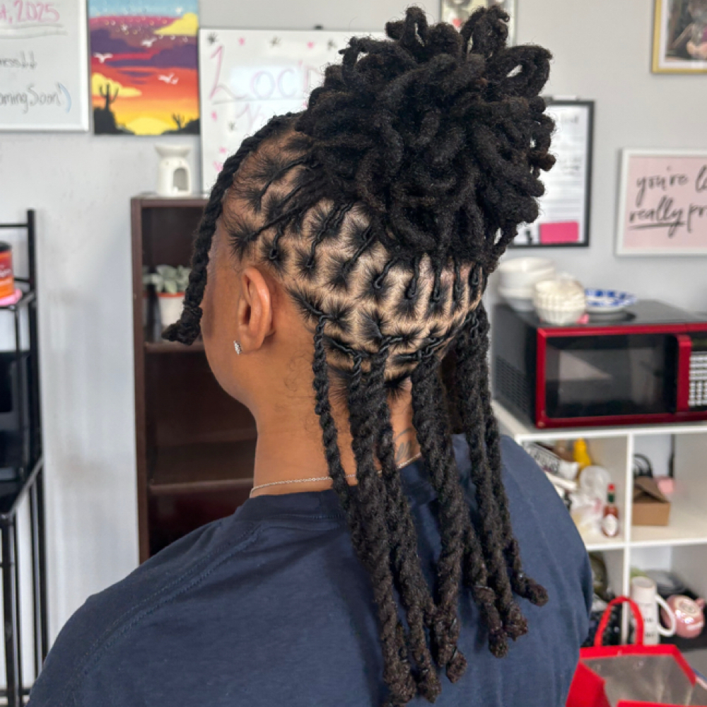 Locs-Wash,Retwist & Advanced Style at Loc’d w Key in Wichita, KS