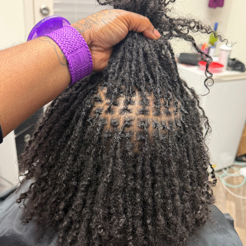 Micro Loc Maintenance (<1 Year) at 50 Secrets of Hair in Richmond, VA