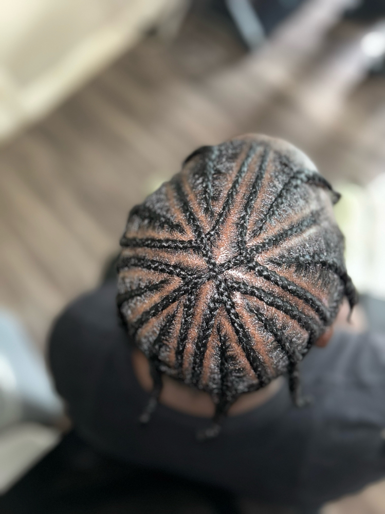 Cornrow w/ Design