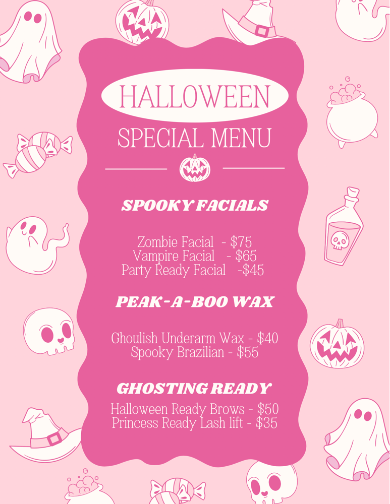 Halloween Menu