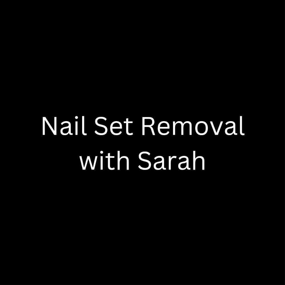 Set Removal With Sarah