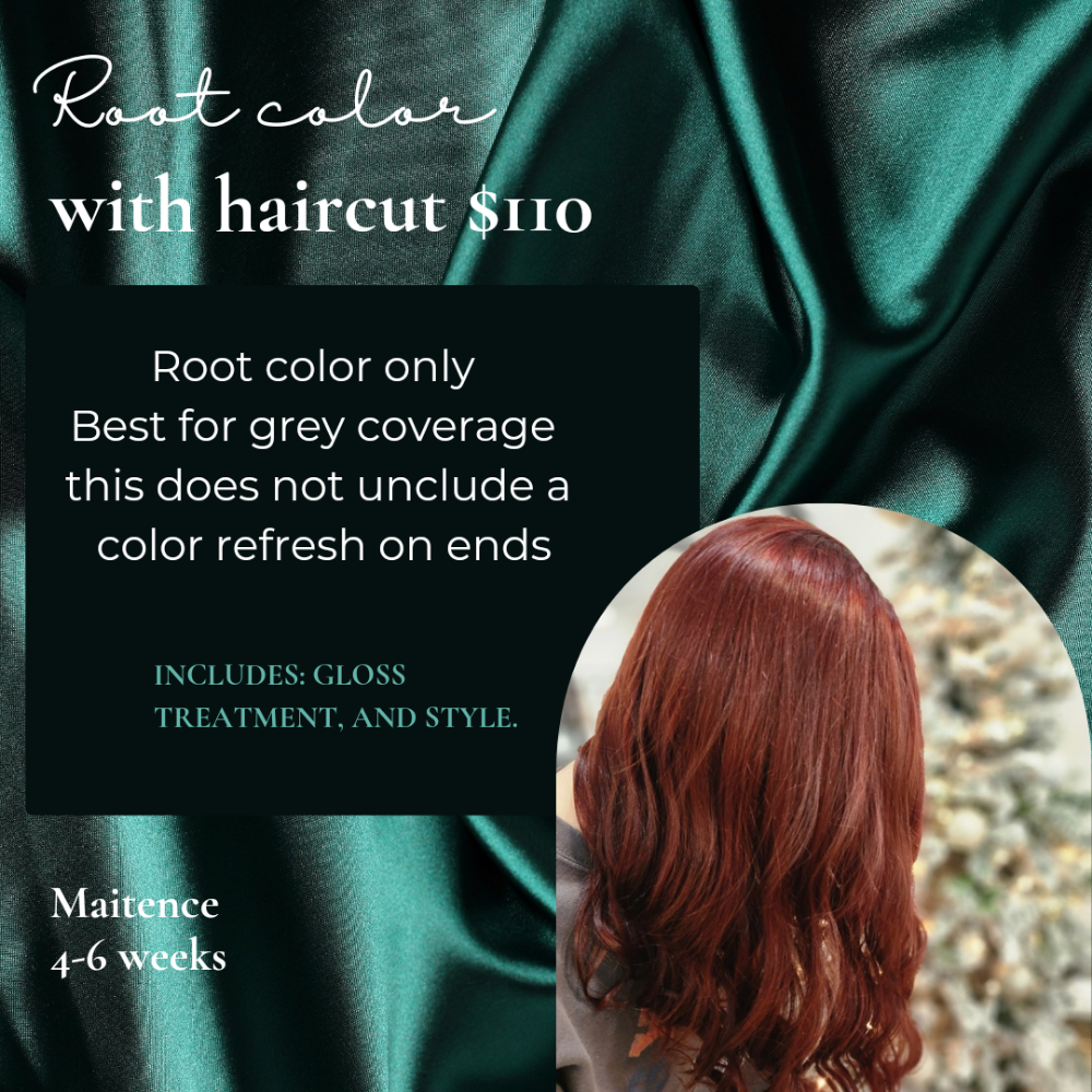 Root Color With Haircut