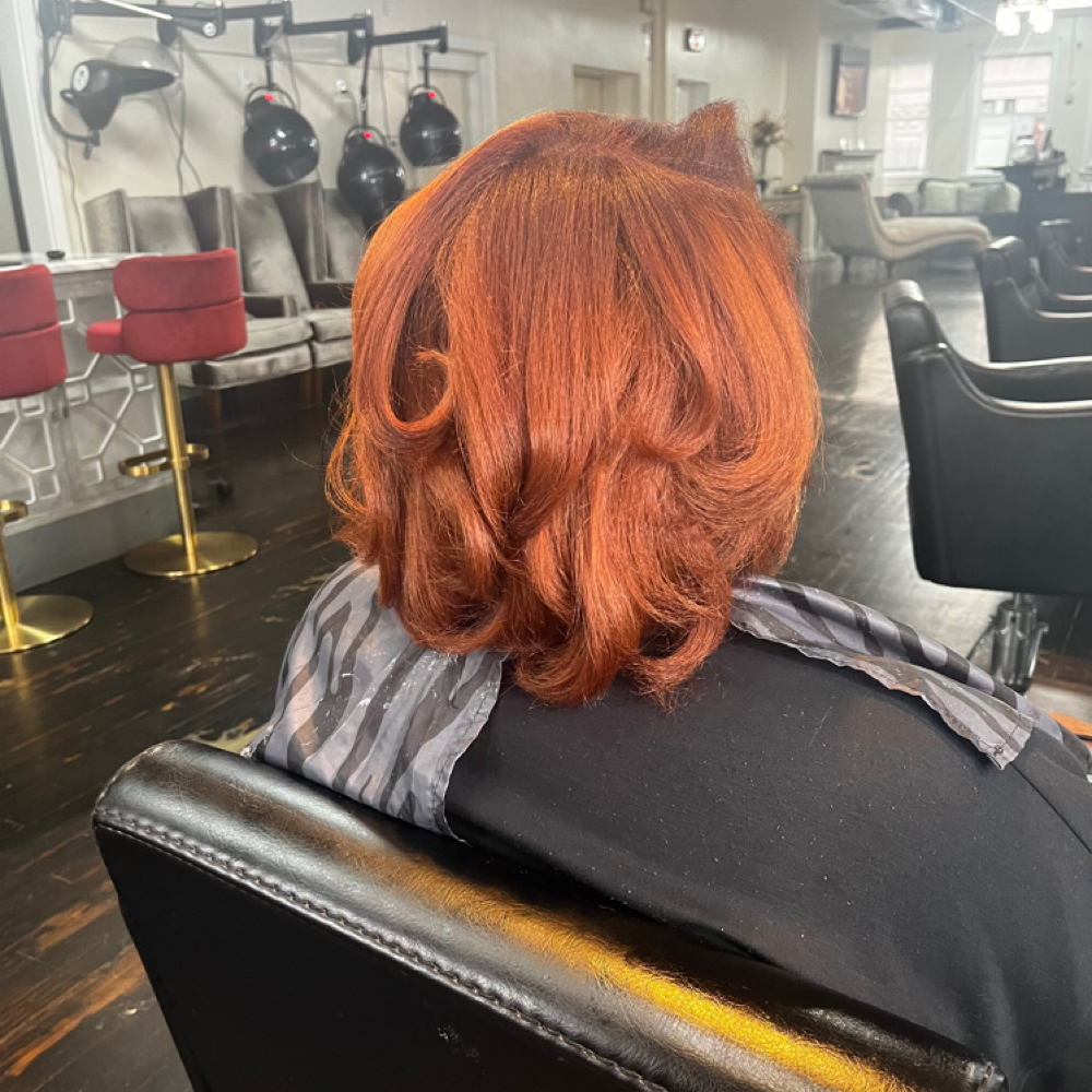 Double Process Color (Bleach used) at Scientific Beauty in Milford, CT
