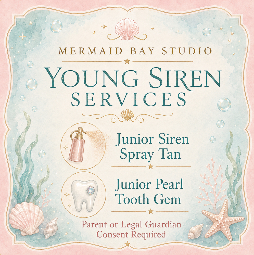 Junior Siren services at Mermaid Bay Studio in Leland, NC