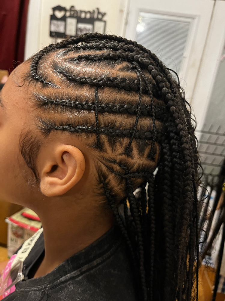 Kids Braided Mohawk
