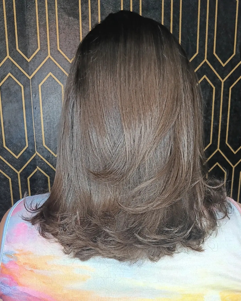 Flatiron With Shampoo And Blowdry