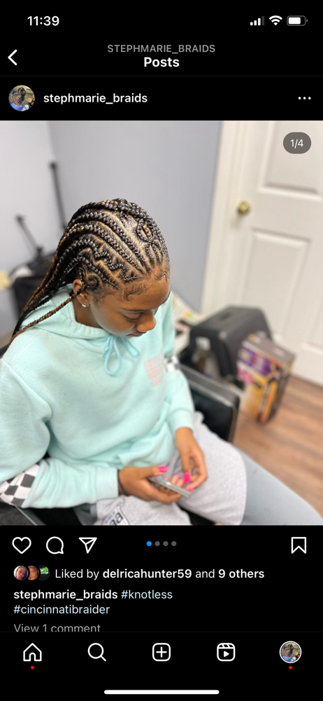 Designer /Feed-in Braids at 🦋 Blessings Upon Me 🦋 in Cincinnati, OH