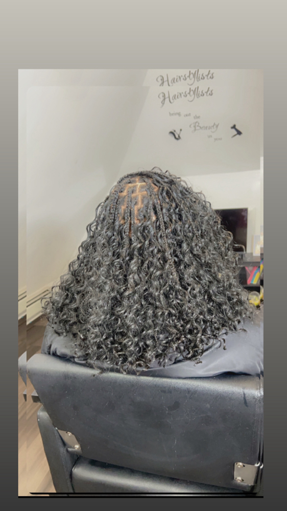 BOB Boho Knotless Braids