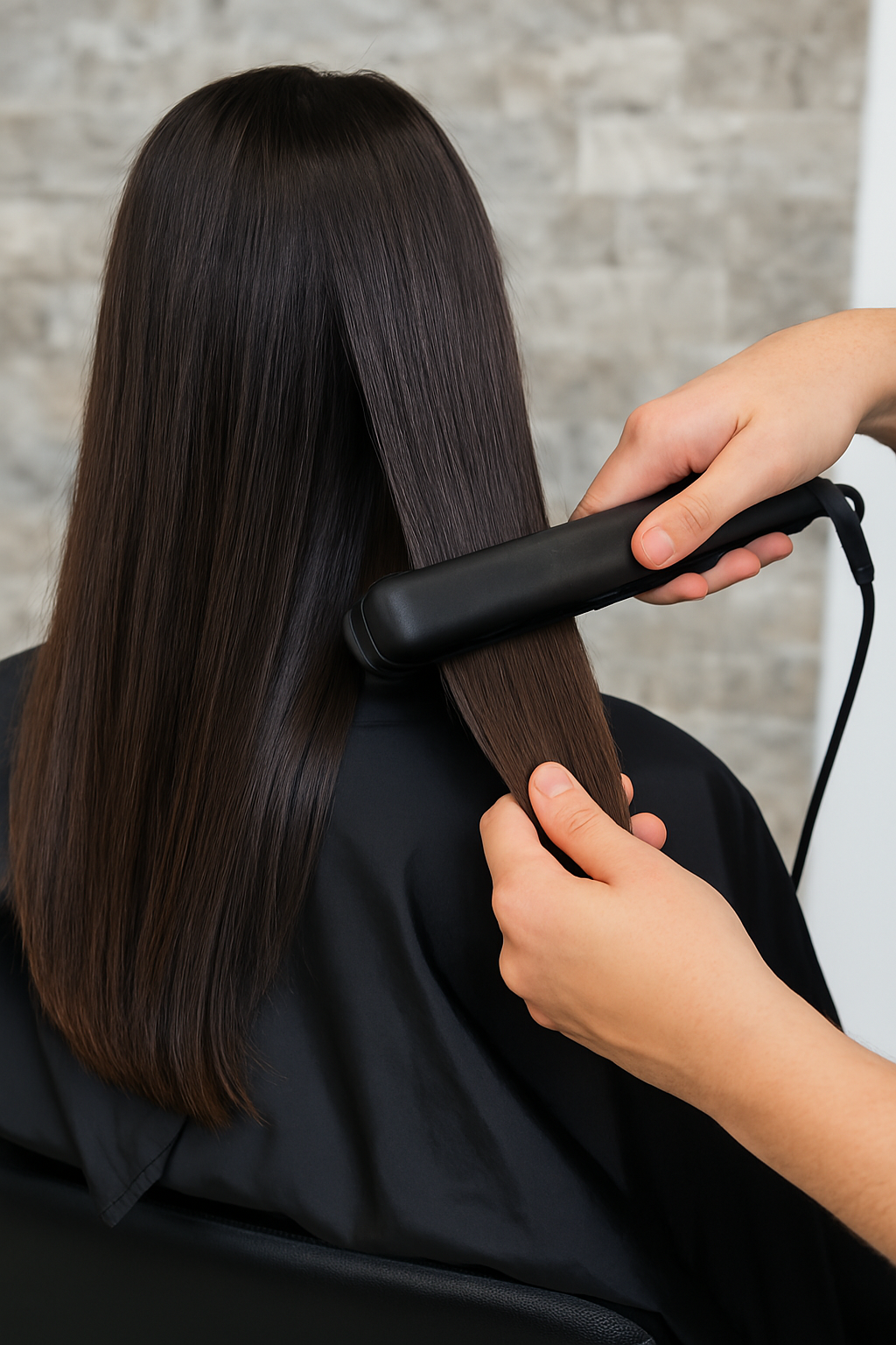 Shampoo + Flat Iron