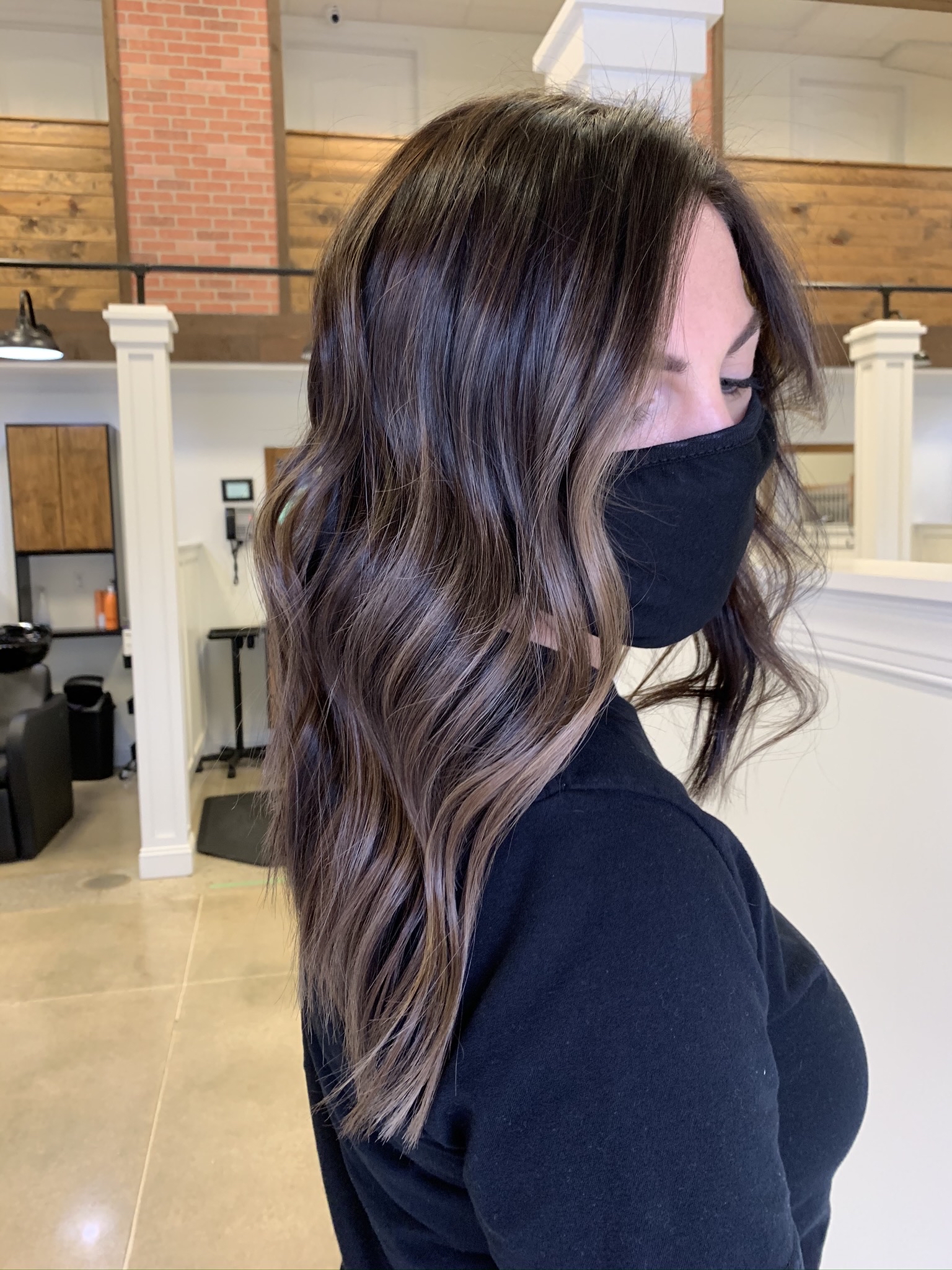 Balayage & base color