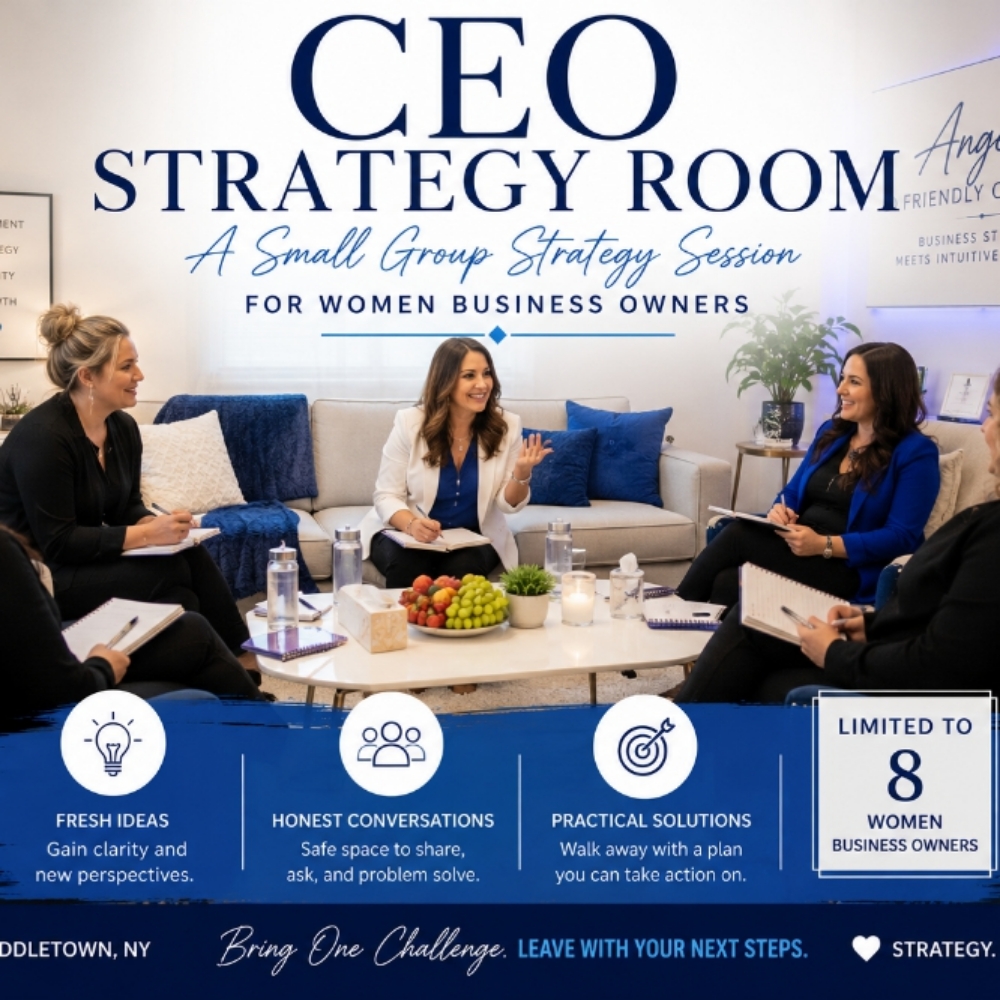 CEO STRATEGY ROOM at ANGEL'S FRIENDLY COACHING in Middletown, NY