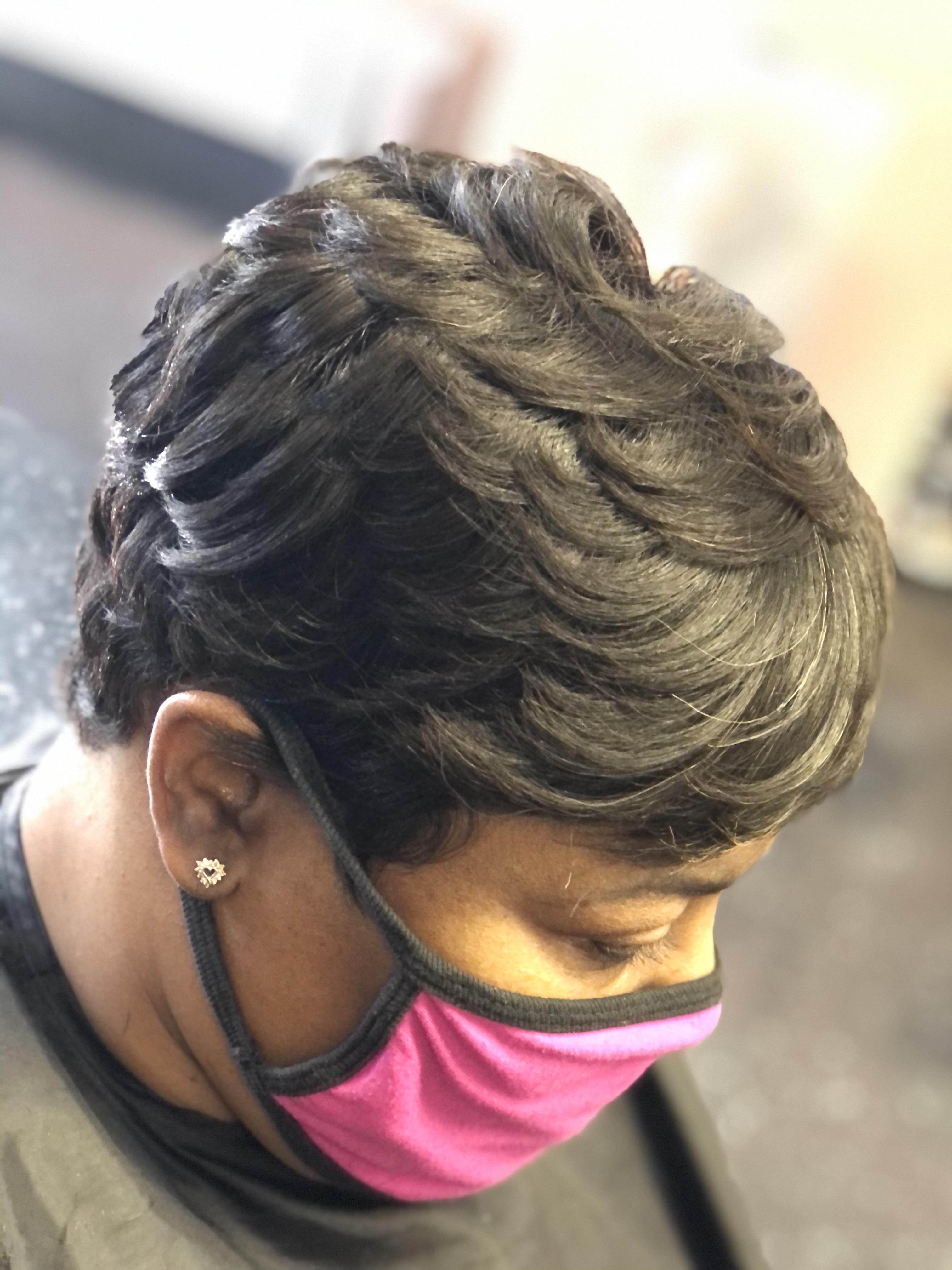 Haircut and style