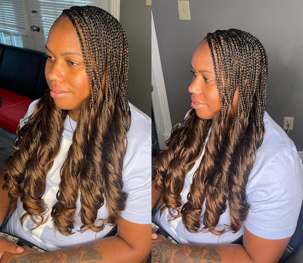 French Curl Braids