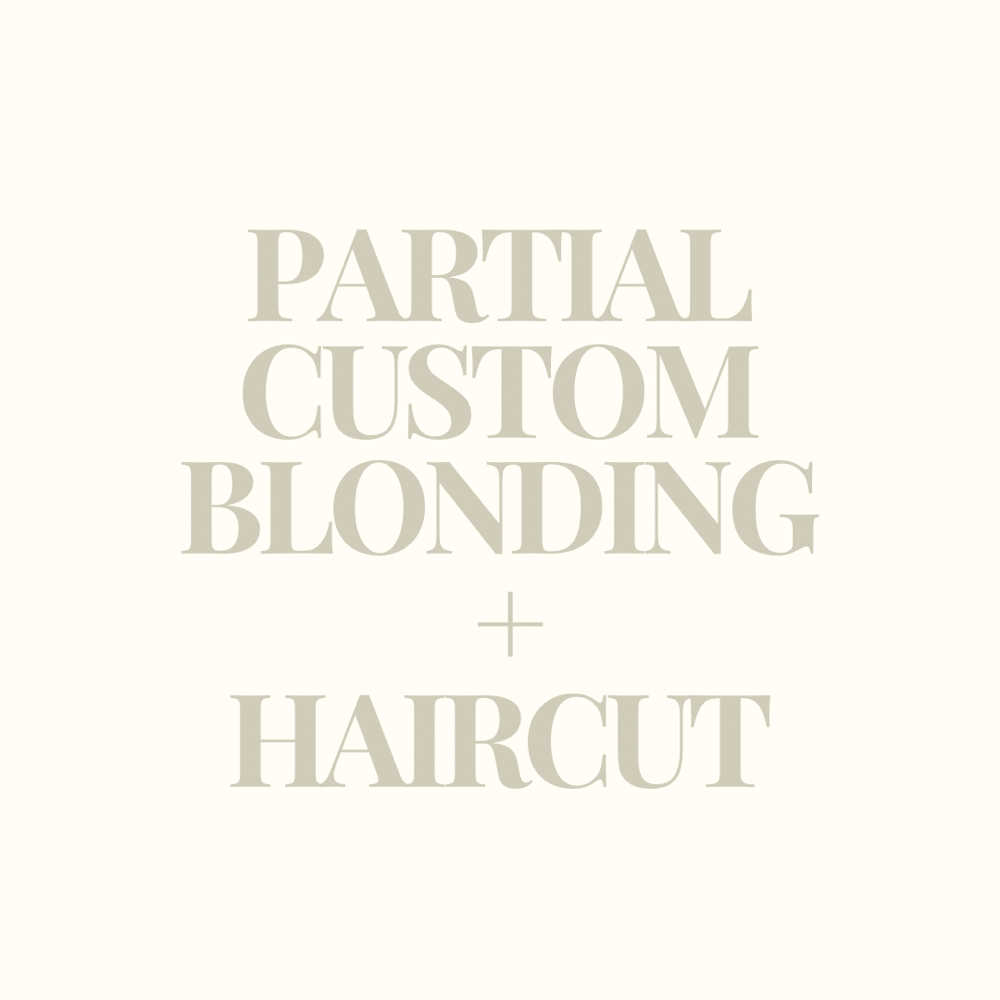 Partial Custom Blonding + Haircut