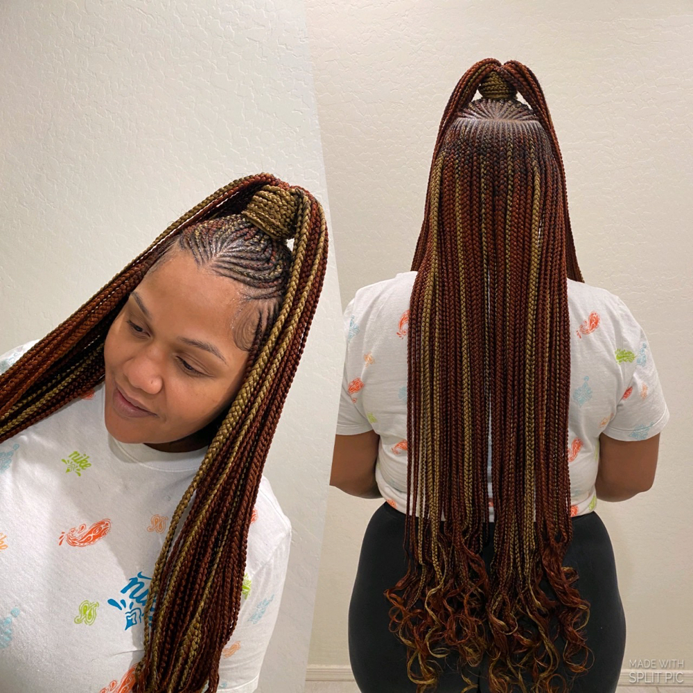 Tribal Braid W/ Top Ponytail