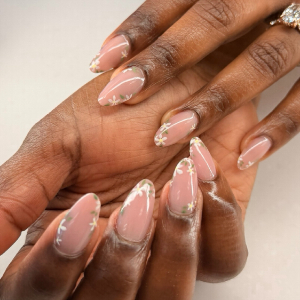 Detailed Nail Design at Soleil Nails in Williamsville, NY