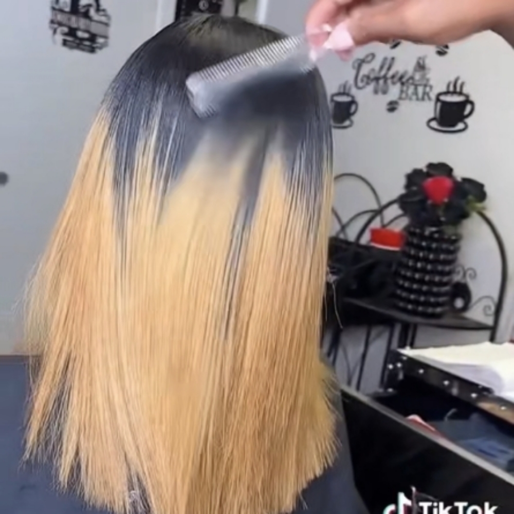 Silk Press and Style at Encisions Pro Hair Designs LLC in Madison Heights, MI