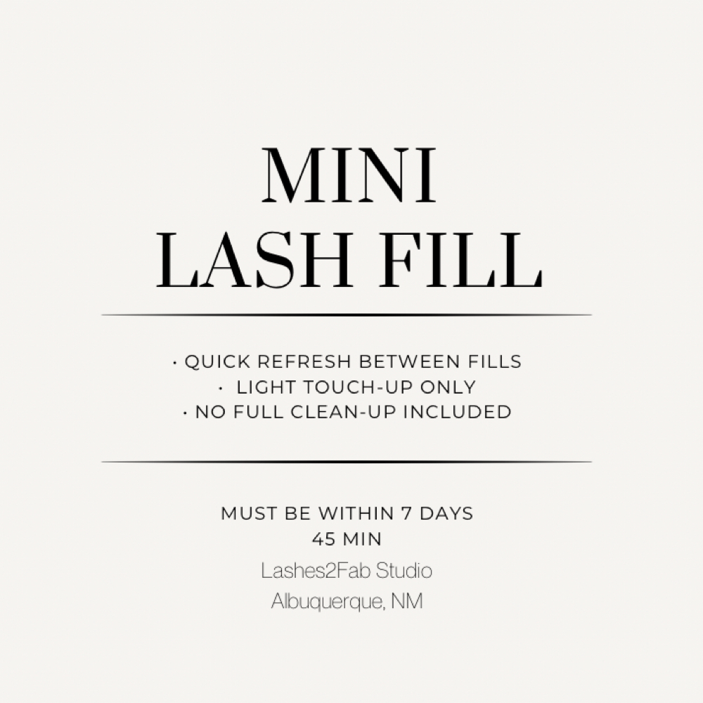 Mini Lash Fill at Lashes 2 Fab LLC in Albuquerque, NM