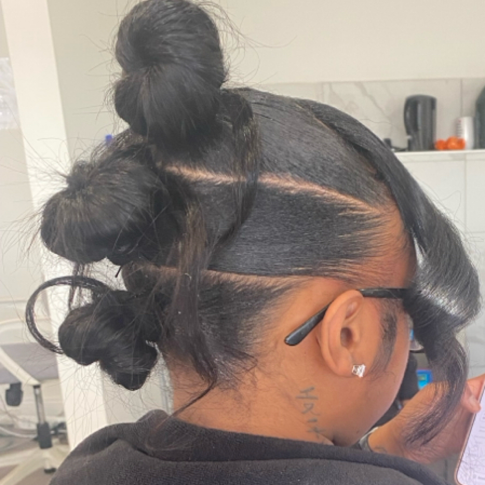 Prime’s 3-pony Mohawk! at PrimeHERbeauty in Largo, MD