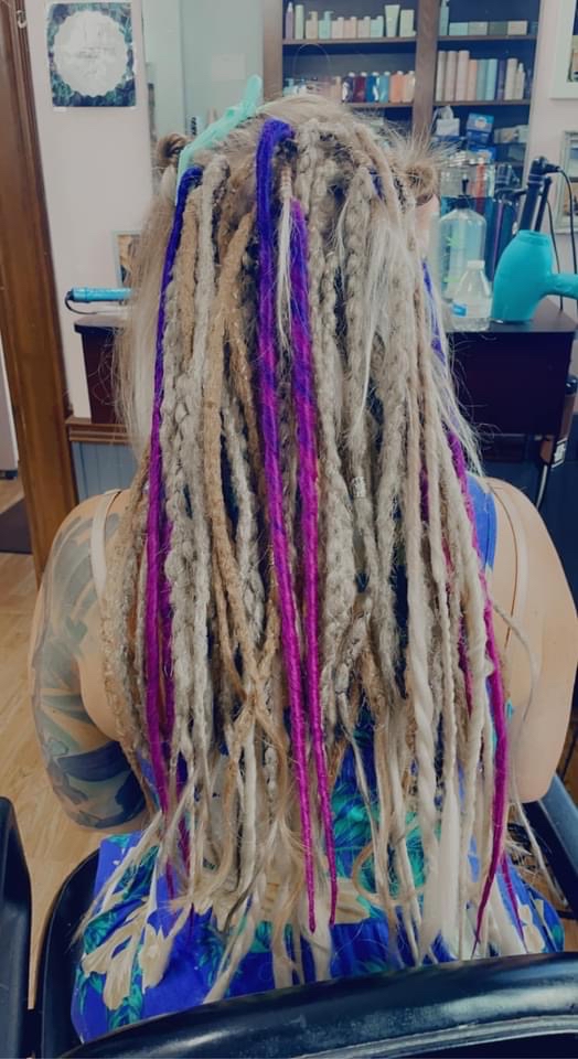 Dread Extension Install at Serenity Salon in Escanaba, MI