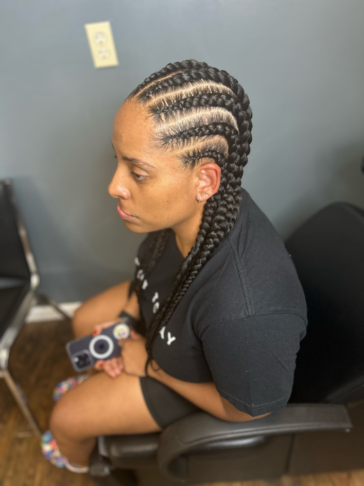 8-9 feed In Braids