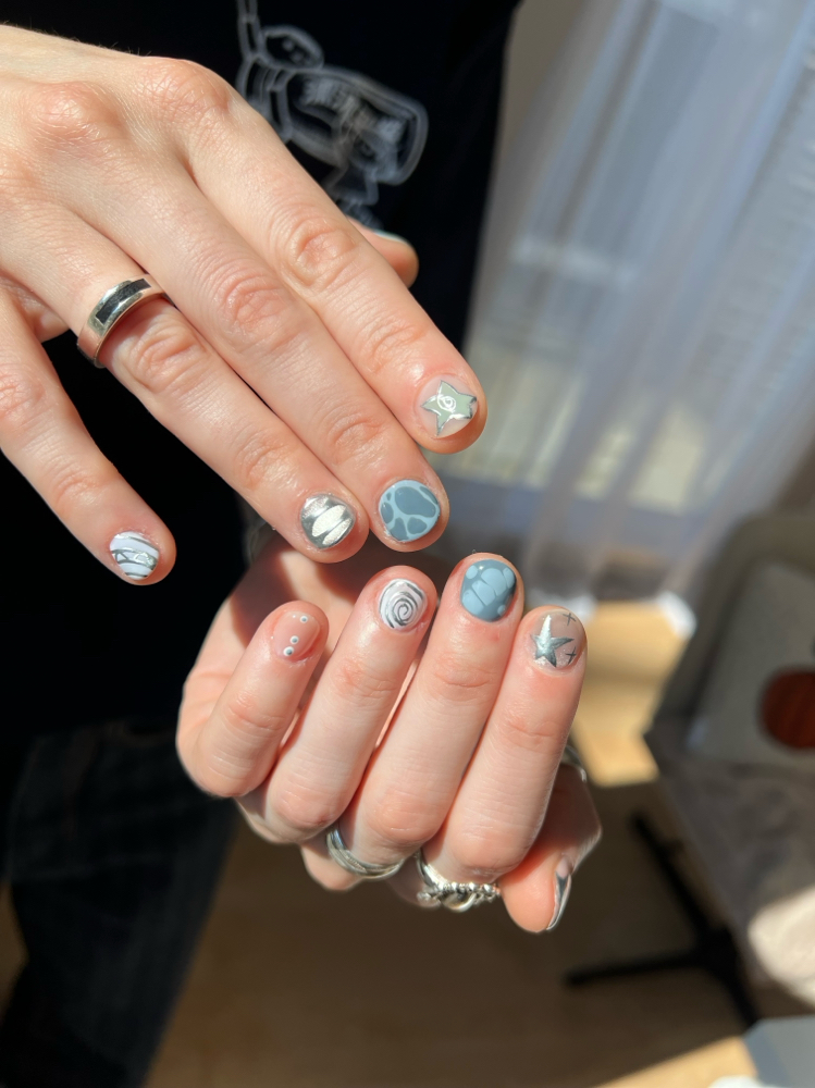 Structure Gel (full Design) at CMR Nail Studio in New Milford, CT