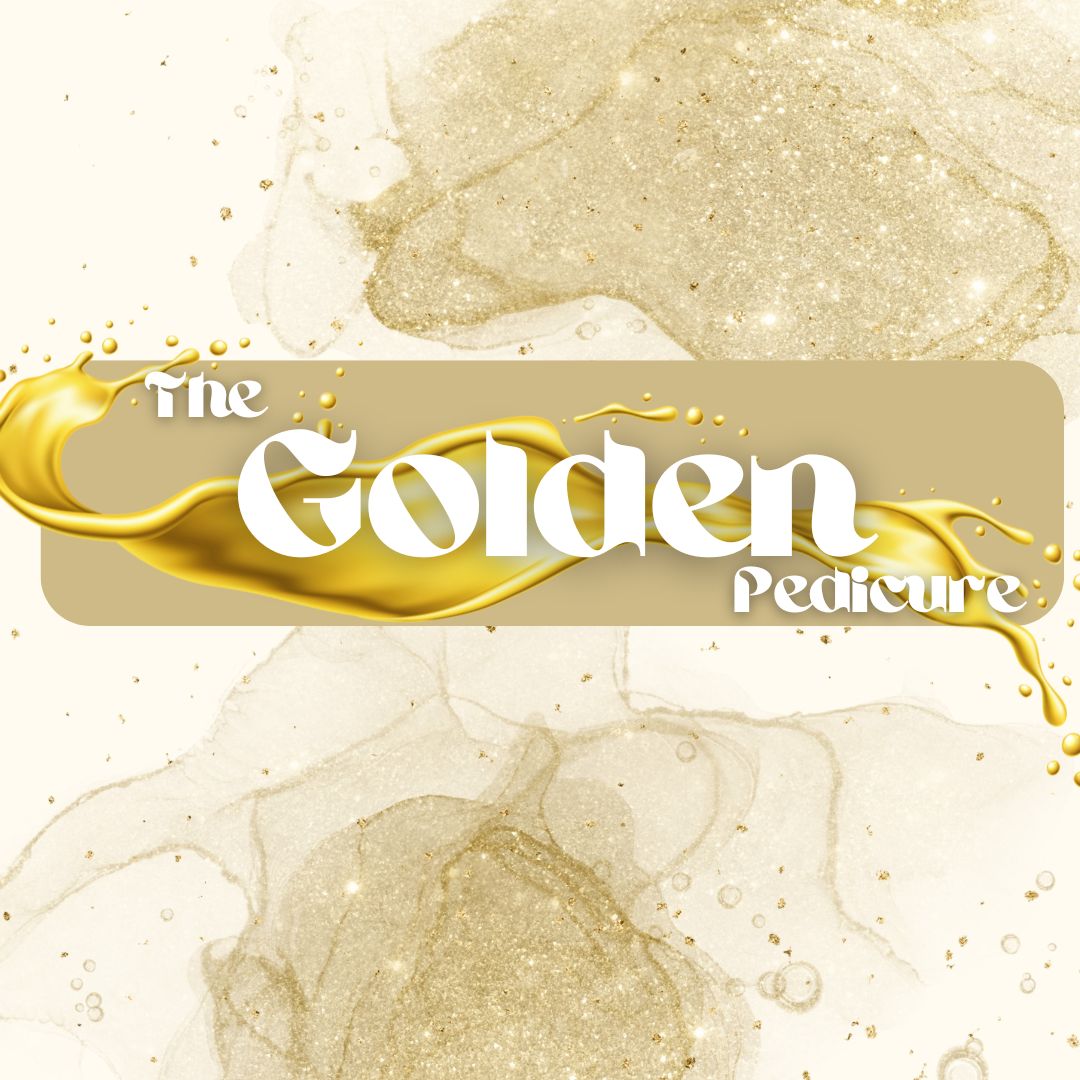 The Golden Pedicure at M&Co Nails in Piketon, OH