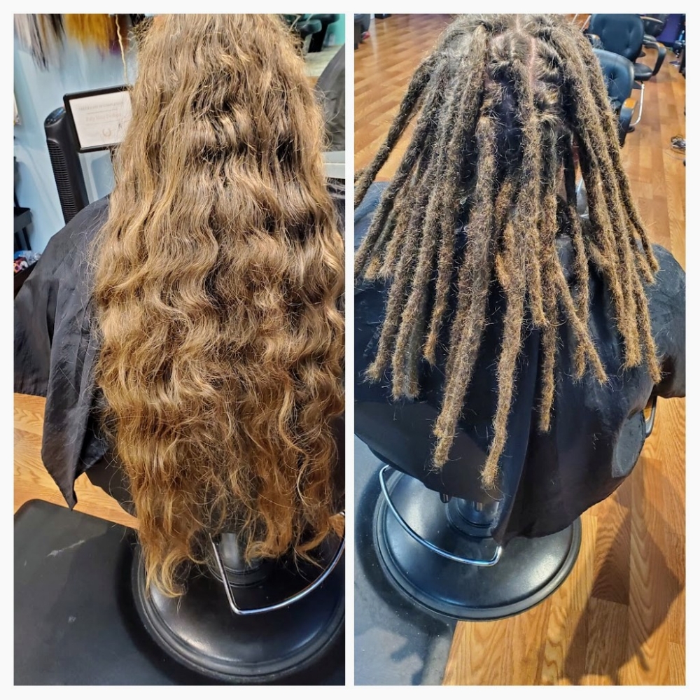 Start Locs (Straight/wavy hair)