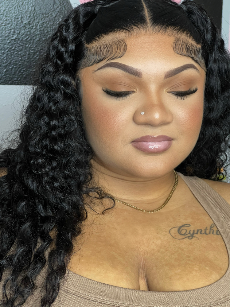 Natural Glam Makeup W/lashes at AMOUR HAIR STUDIO in Melbourne, FL