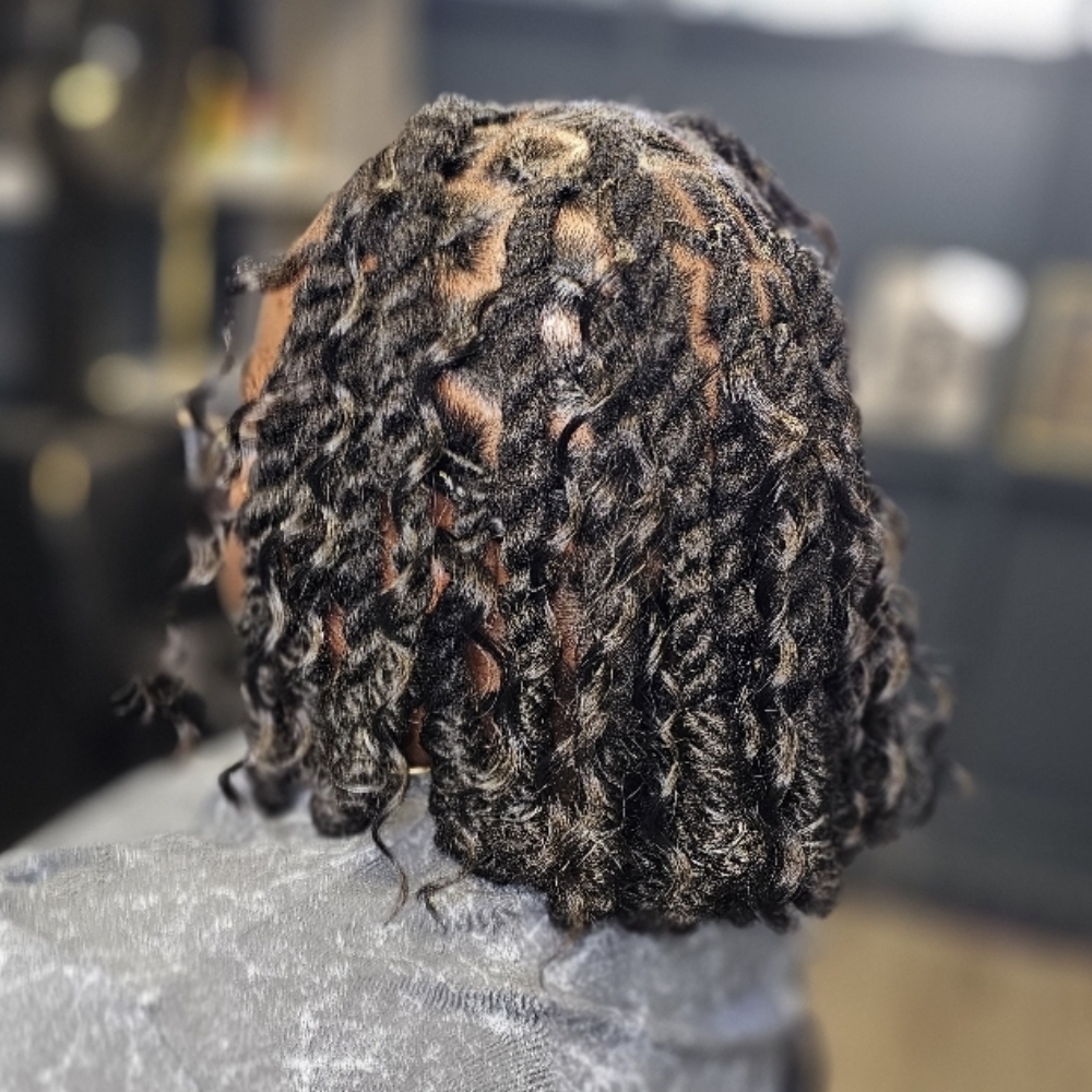 Double Strand Twist with Boho Hair