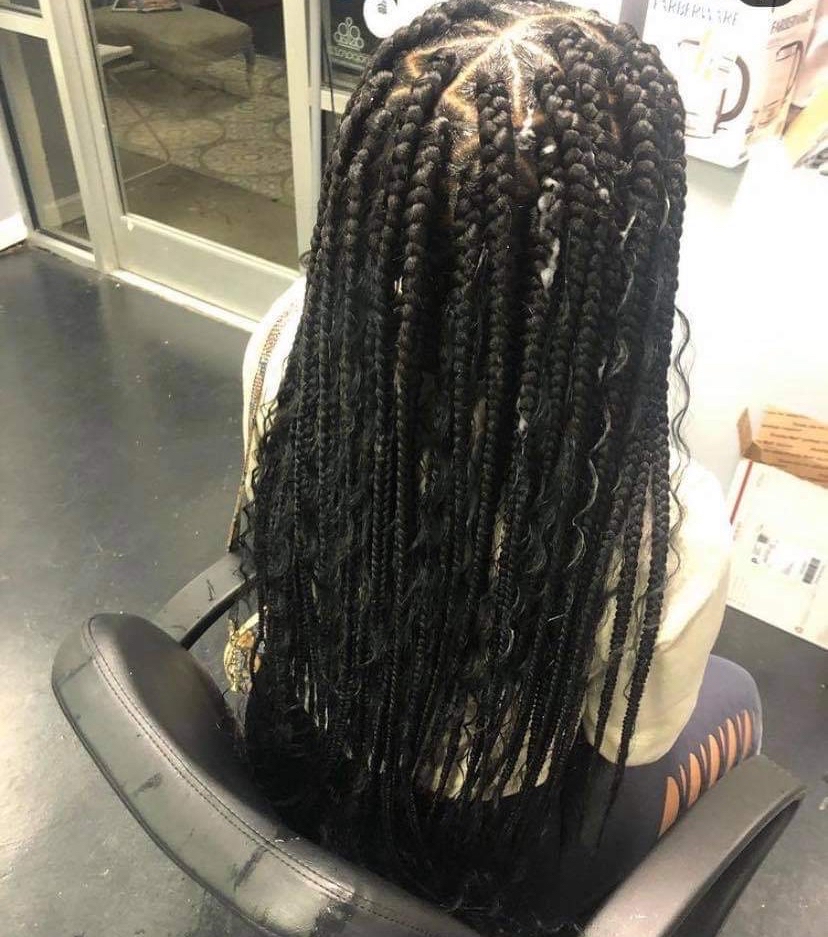LARGE Bohemian Knotless