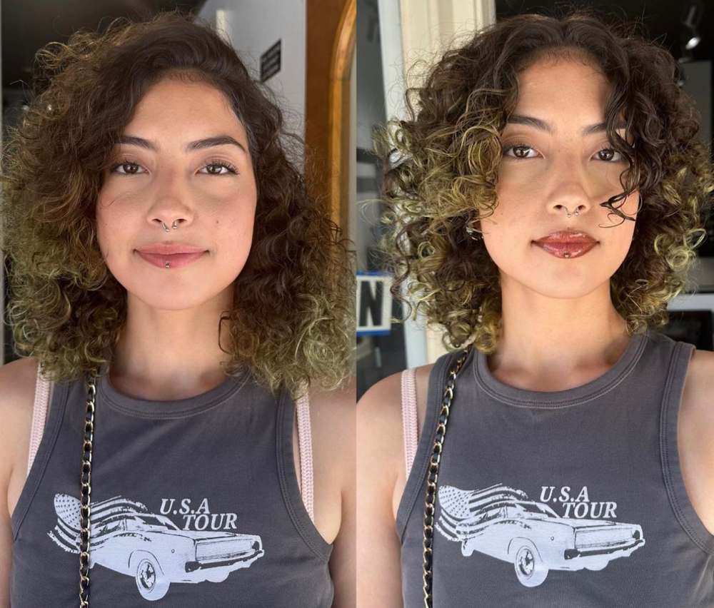 Curly Haircut