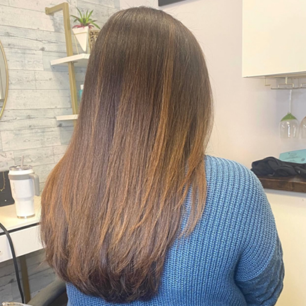 Base Color, Toner & Cut at Hair Designs by Jessica in Cary, NC