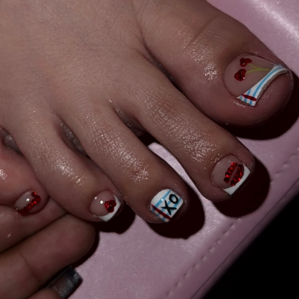 Dry Acyrlic Toes Fill at NailedXJanelle in Lubbock, TX