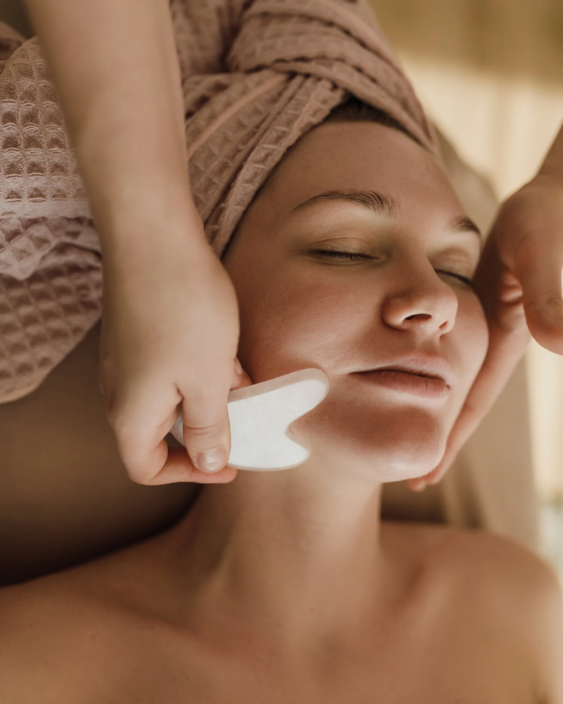 Lymphatic Drainage Facial Massage